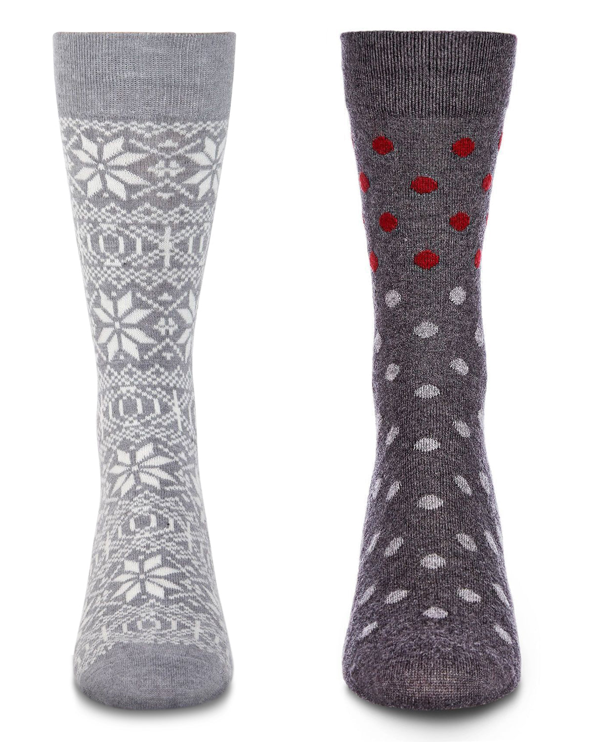 Men's 2 Pair Pack Cashmere Crew Socks