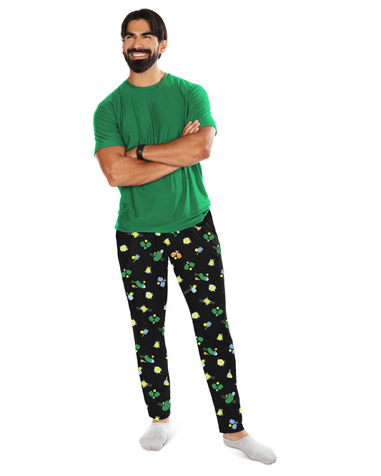 Men's Pickleball Two Piece PJ Set In A Bag