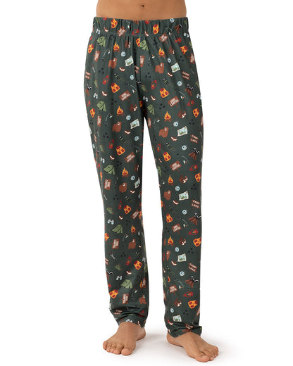 Men's "Life Is Better By The Campfire" Giftable Pajama Pant In Bag