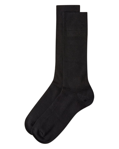 Men's Modal Durable and Flexible Solid Crew Sock