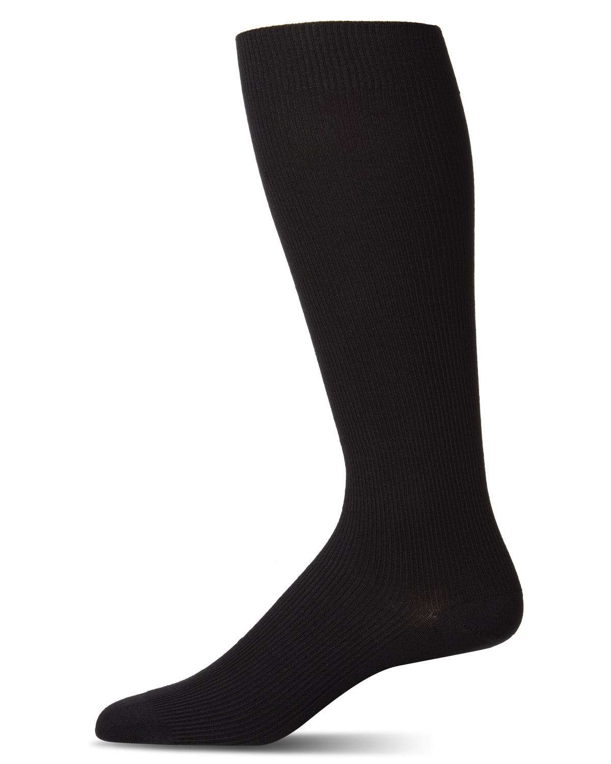 Men's Basic Modal Durable and Flexible Rib Over The Calf Sock