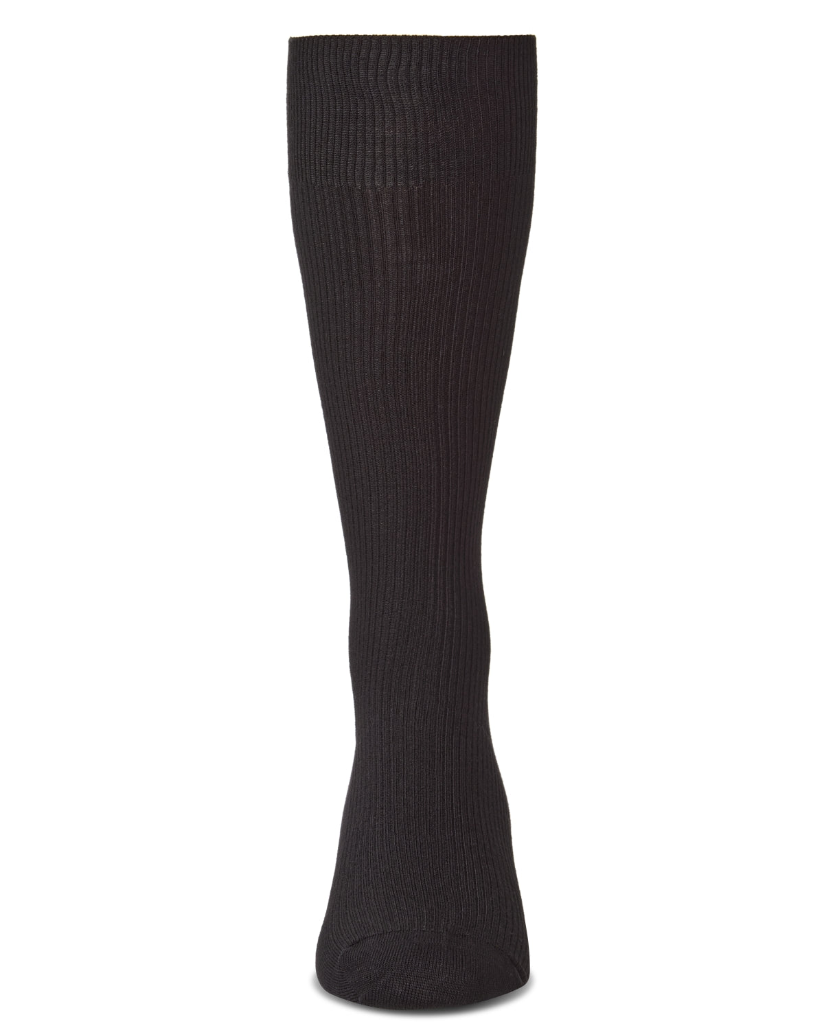 Men's Modal Durable and Flexible Pin Rib Crew Sock