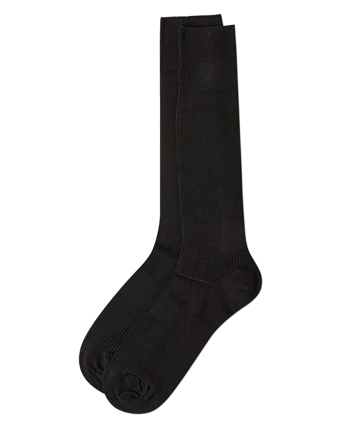 Men's Modal Durable and Flexible Pin Rib Crew Sock
