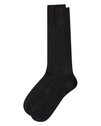 Men's Modal Durable and Flexible Pin Rib Crew Sock