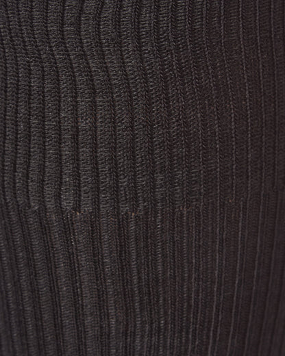 Men's Modal Durable and Flexible Pin Rib Crew Sock