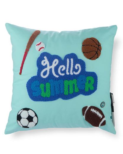 Boys Sports-Themed Summer Camp Autograph Pillow with Included Marker
