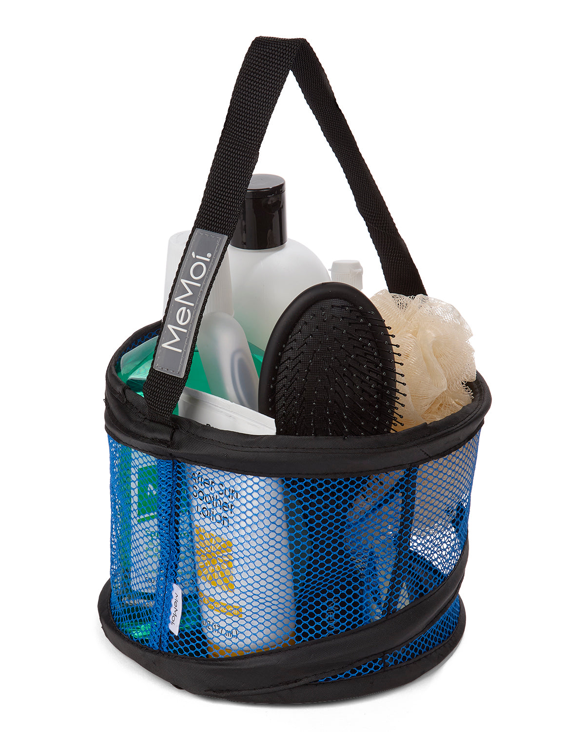 Collapsible Portable 3-Pocket Mesh Shower Caddy