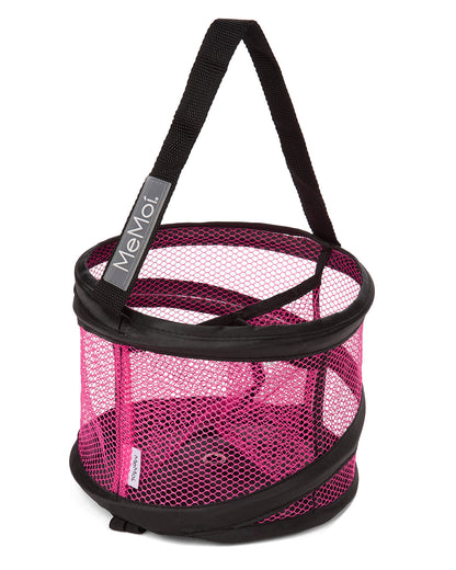 Collapsible Portable 3-Pocket Mesh Shower Caddy