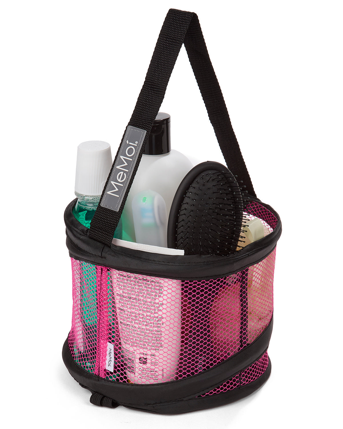 Collapsible Portable 3-Pocket Mesh Shower Caddy
