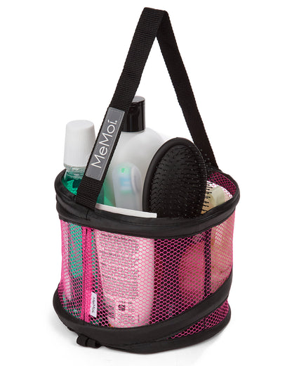 Collapsible Portable 3-Pocket Mesh Shower Caddy