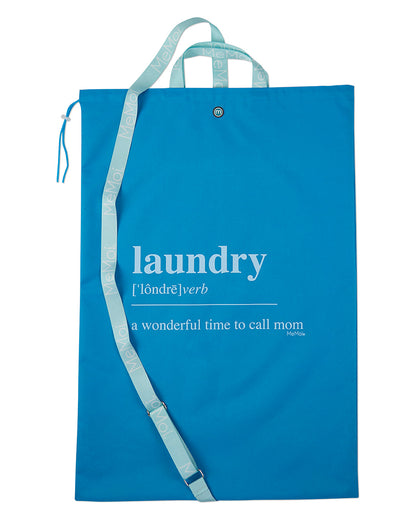 Kids Unisex "Time To Call Mom" Camp Laundry Bag with Shoulder Strap