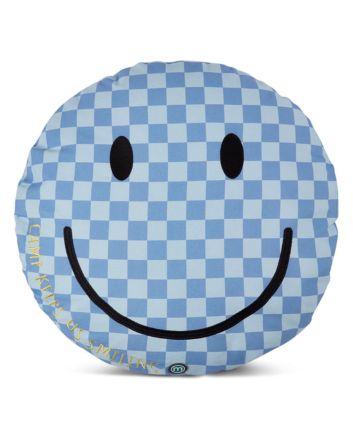 Boys "Camp Smile" Checkered Autograph Camp Pillow with Included Marker