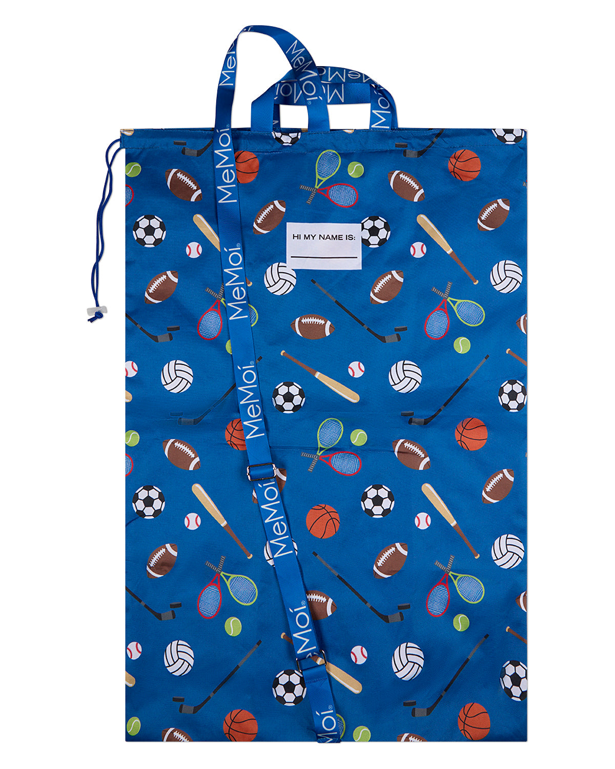 Kids Unisex All-Over Sports-Themed Laundry Bag for Camp and Beyond