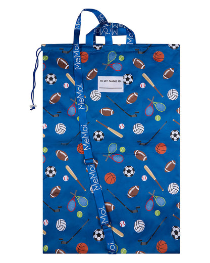 Kids Unisex All-Over Sports-Themed Laundry Bag for Camp and Beyond