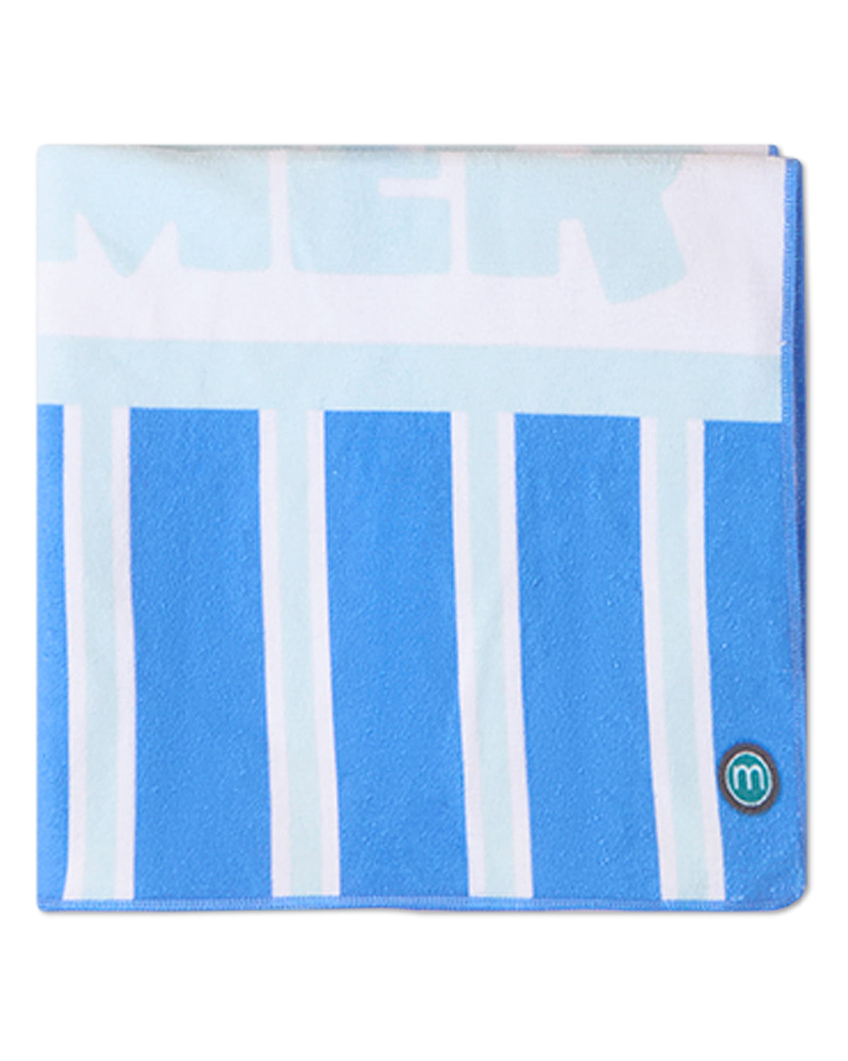 Kids "Summer"-Graphic Striped Cotton-Blend Terry Camp Beach Towel