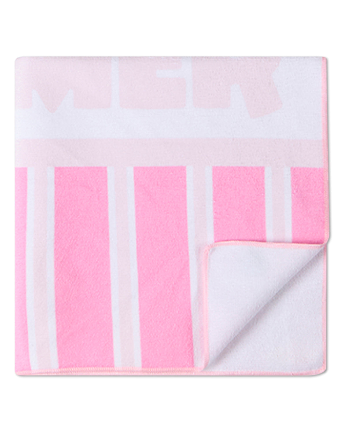 Kids "Summer"-Graphic Striped Cotton-Blend Terry Camp Beach Towel