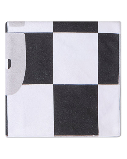 Kids Summer-Themed Cotton-Blend Terry Checkered 60" x 30" Beach Towel