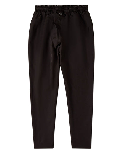Boys Tapered Pull-On Performance Pants with Elastic Waist and Side Pockets