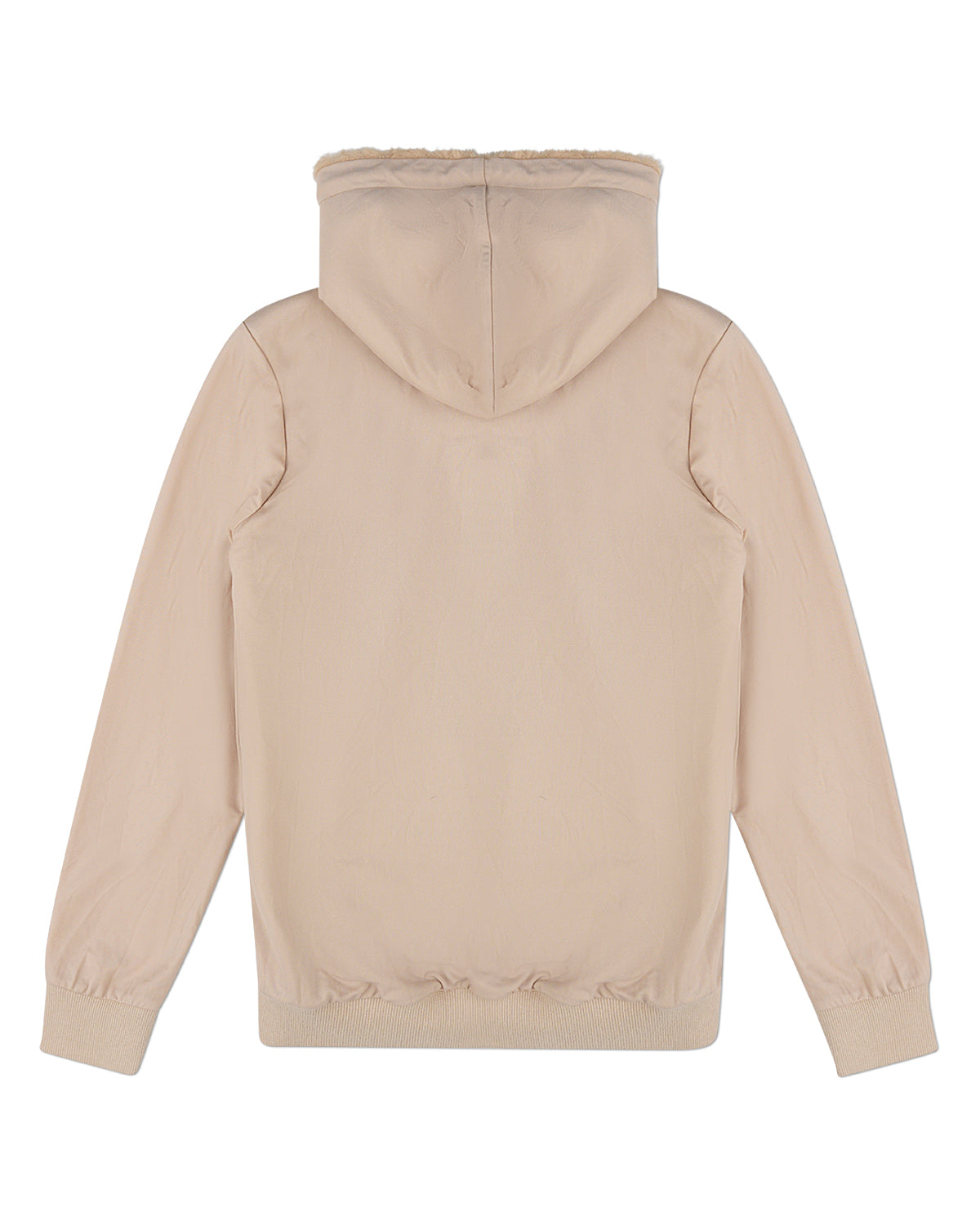 Boys Zip-Up Rayon Blend Hoodie with Cozy Faux Fur Lining