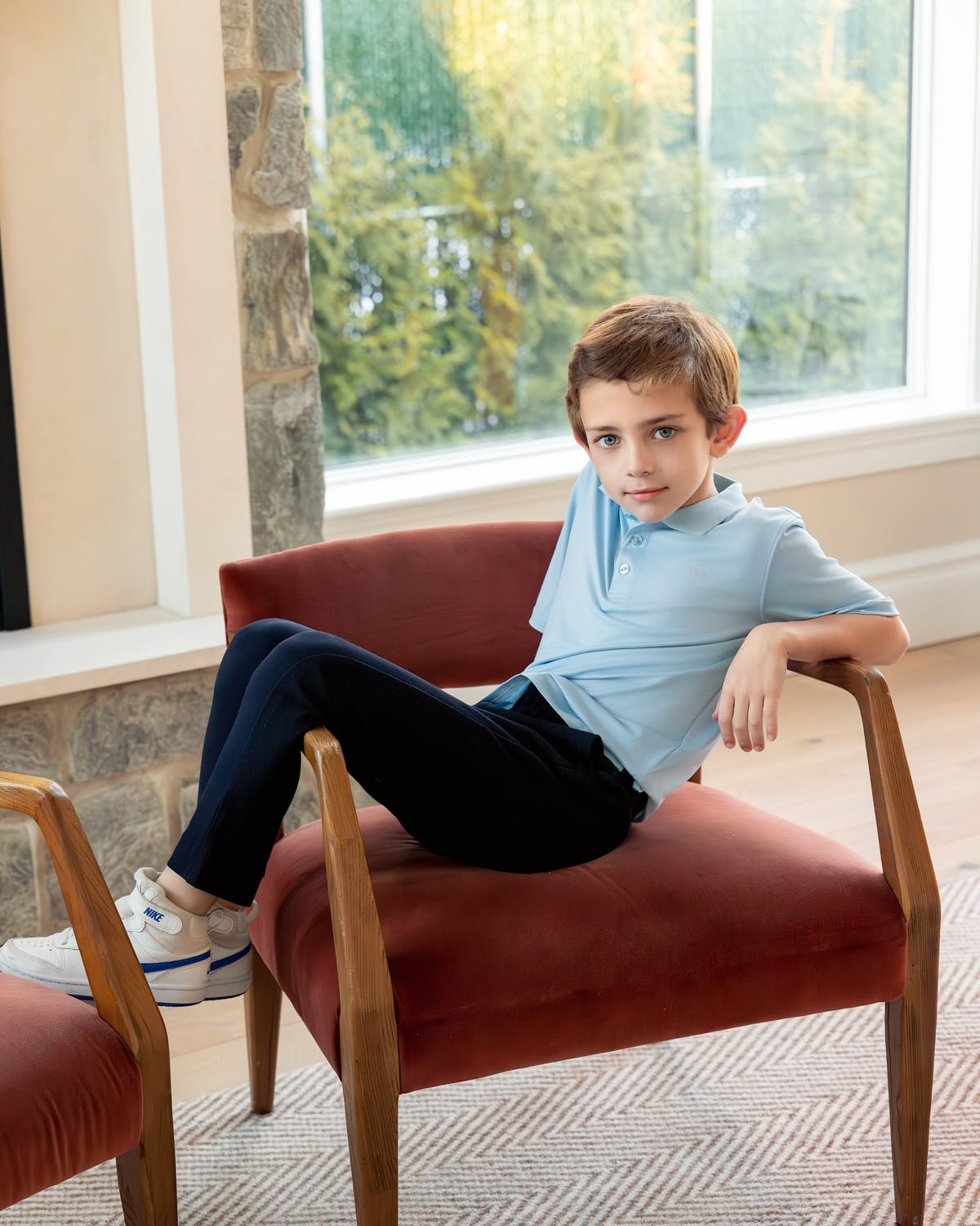 Boys Silky Soft Dri-Effect Moisture Wicking Short Sleeve Polo Shirt