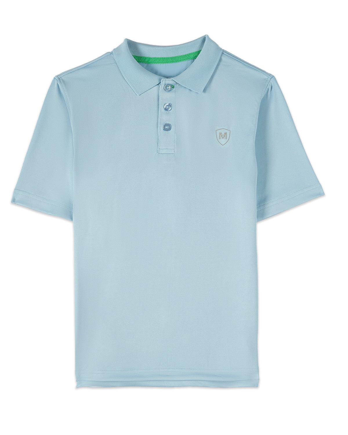Boys Silky Soft Dri-Effect Moisture Wicking Short Sleeve Polo Shirt