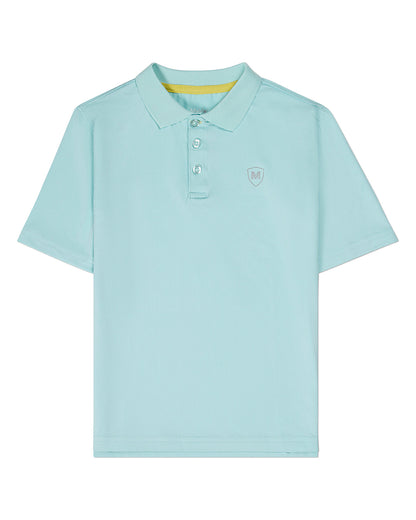 Boys Silky Soft Dri-Effect Moisture Wicking Short Sleeve Polo Shirt