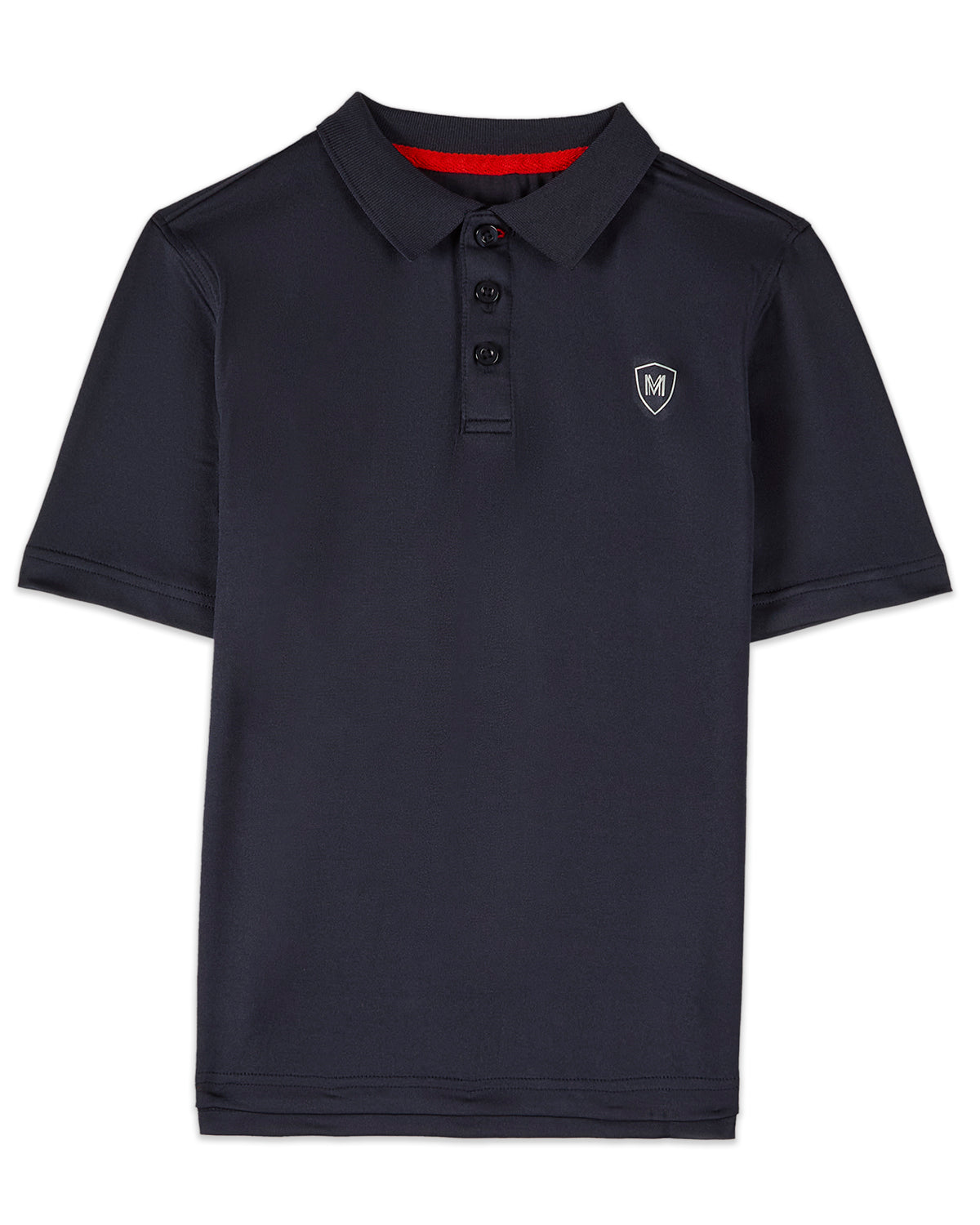 Boys Silky Soft Dri-Effect Moisture Wicking Short Sleeve Polo Shirt