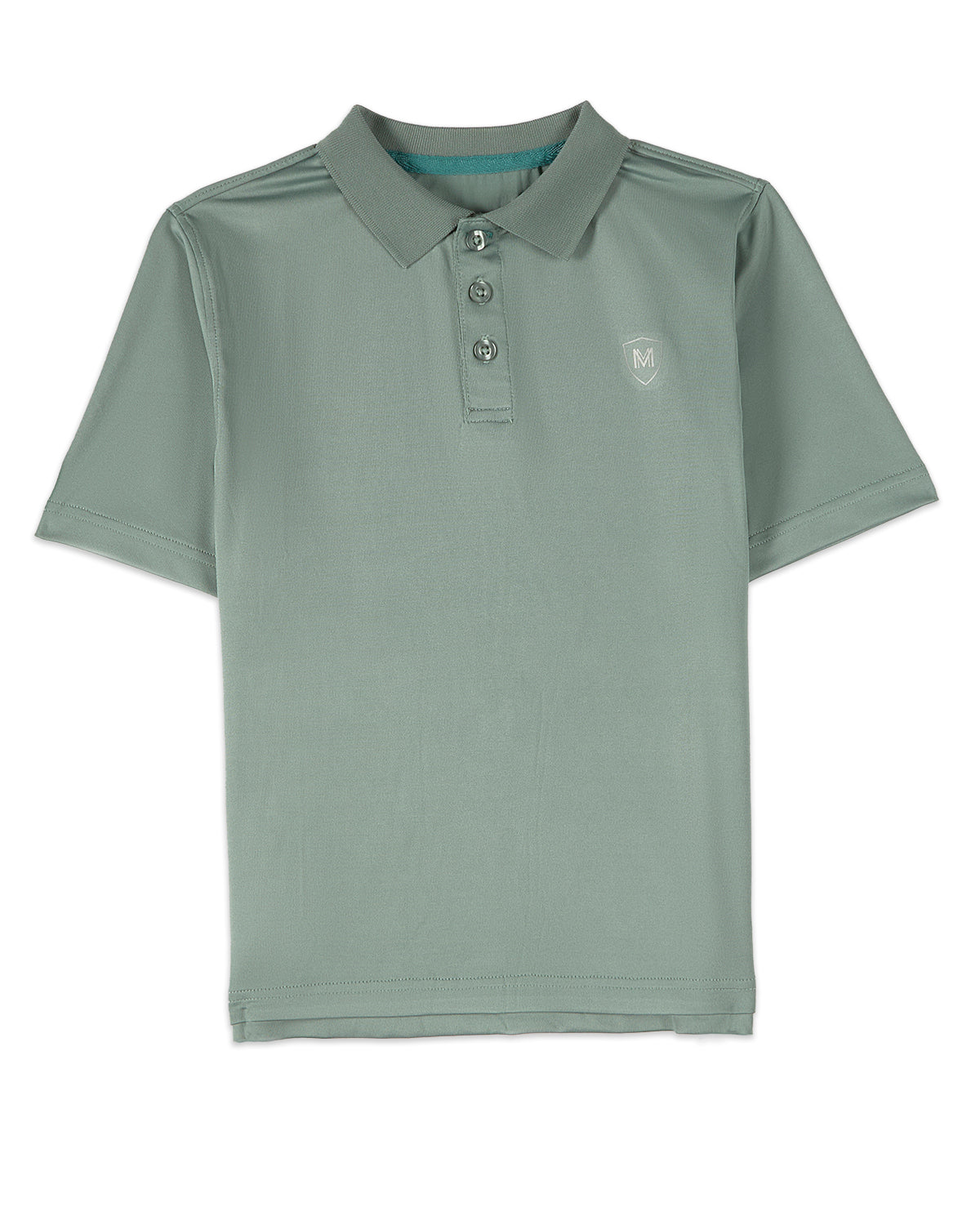 Boys Silky Soft Dri-Effect Moisture Wicking Short Sleeve Polo Shirt