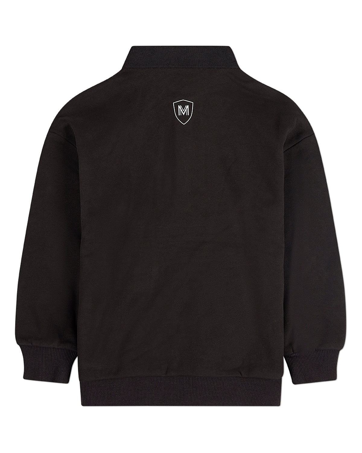 Boys Long-Sleeve Cotton-Rich Fleece Polo Sweatshirt