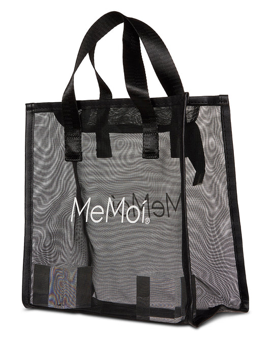 MeMoi Nylon Mesh Zippered Reusable 10" x 10" Tote Bag