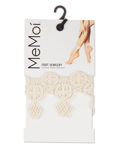 Women's 2 Pack Crochet Celtic Ankle Bracelet