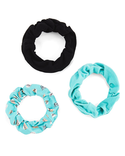 Studious Cats 3-Pack Hair Scrunchies