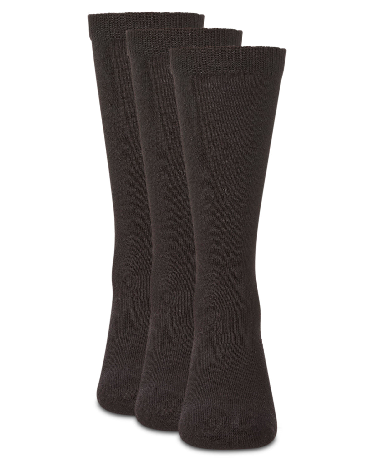 Boys' 3 Pair Pack Flat Crew Socks