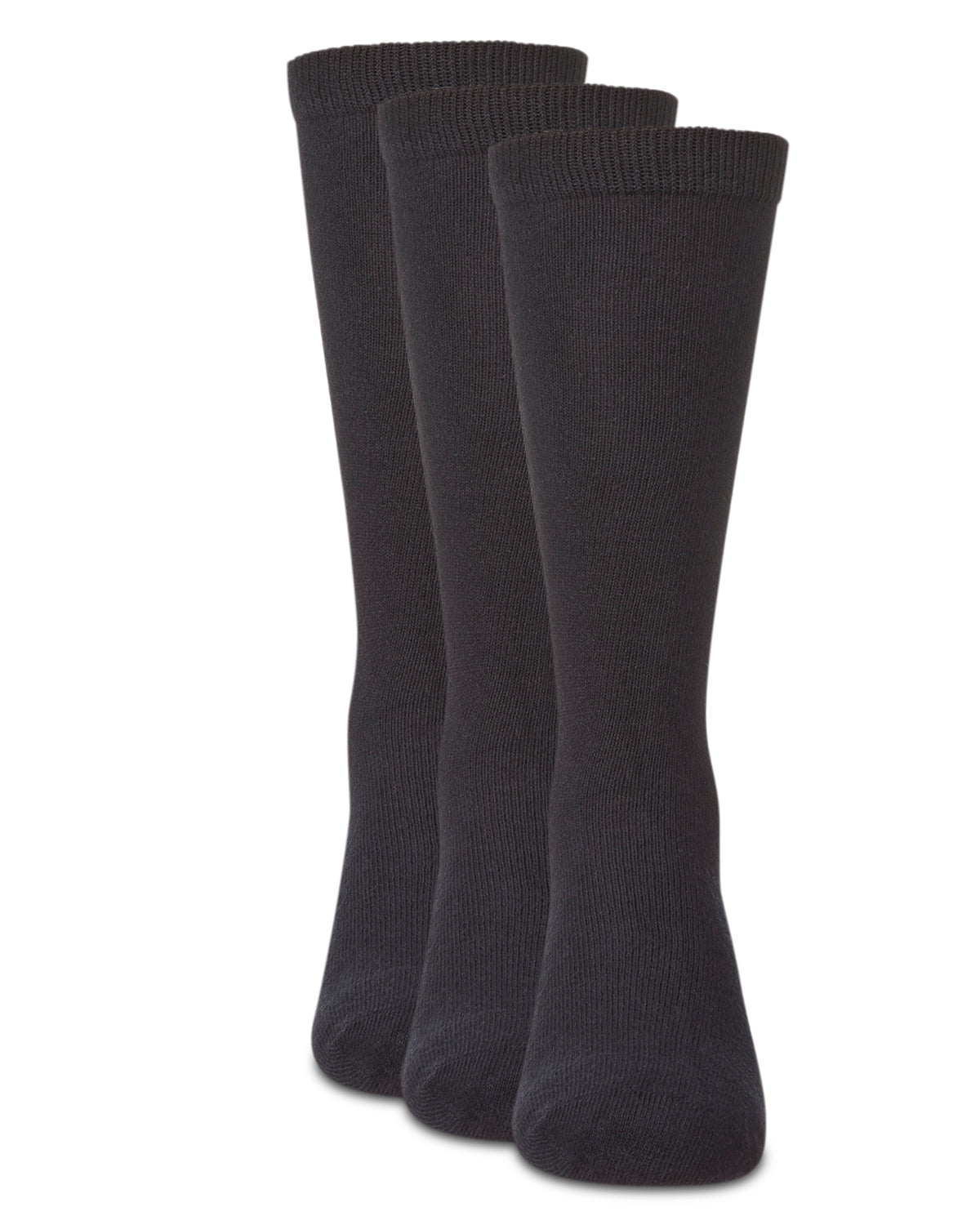 Boys' 3 Pair Pack Flat Crew Socks