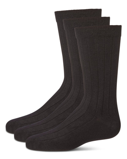 Boys' Ribbed Rayon from Bamboo Blend Crew Socks