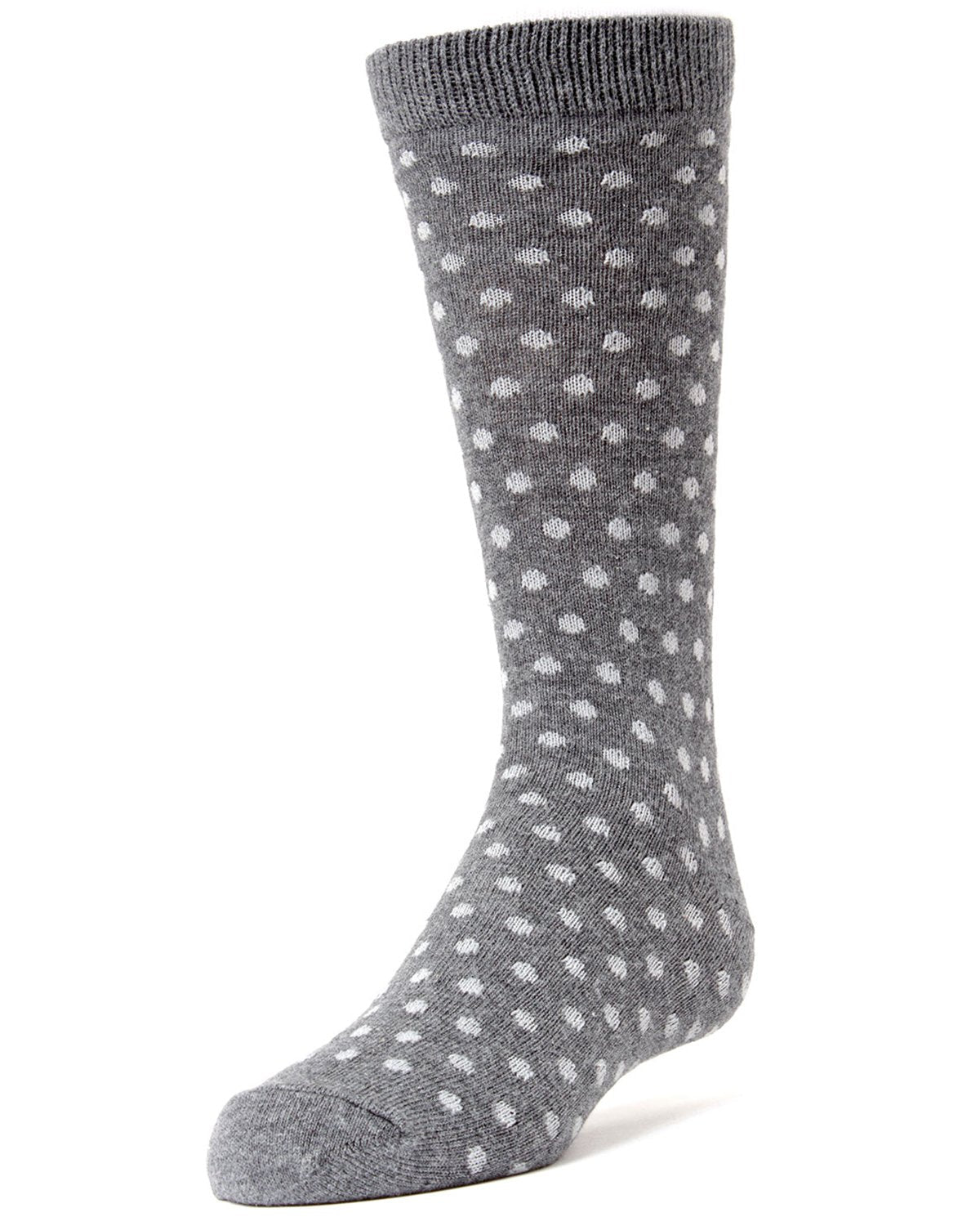 Polka Dot Cotton Blend Boys Dress Socks