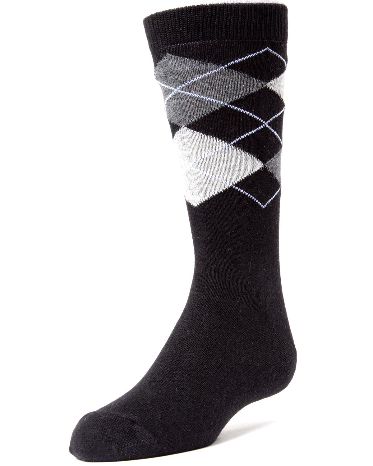 Prim and Preppy Boys Cotton Blend Argyle Socks