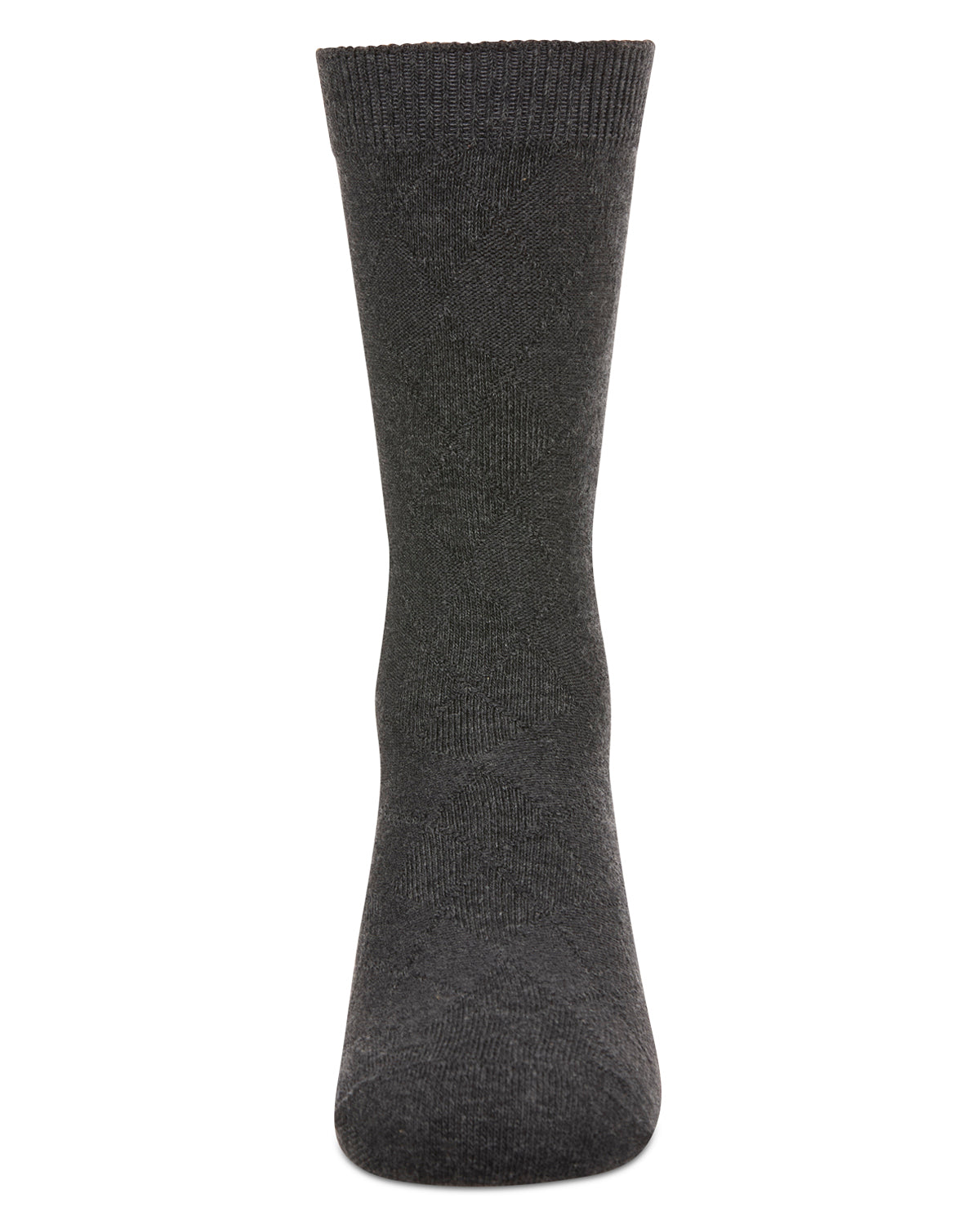 Boys' All Over Argyle Cotton Blend Dress Crew Socks