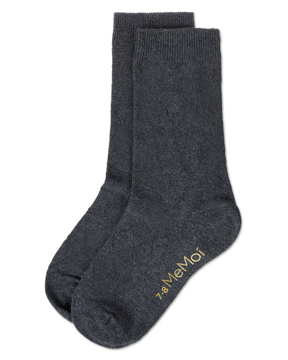 Boys' All Over Argyle Cotton Blend Dress Crew Socks