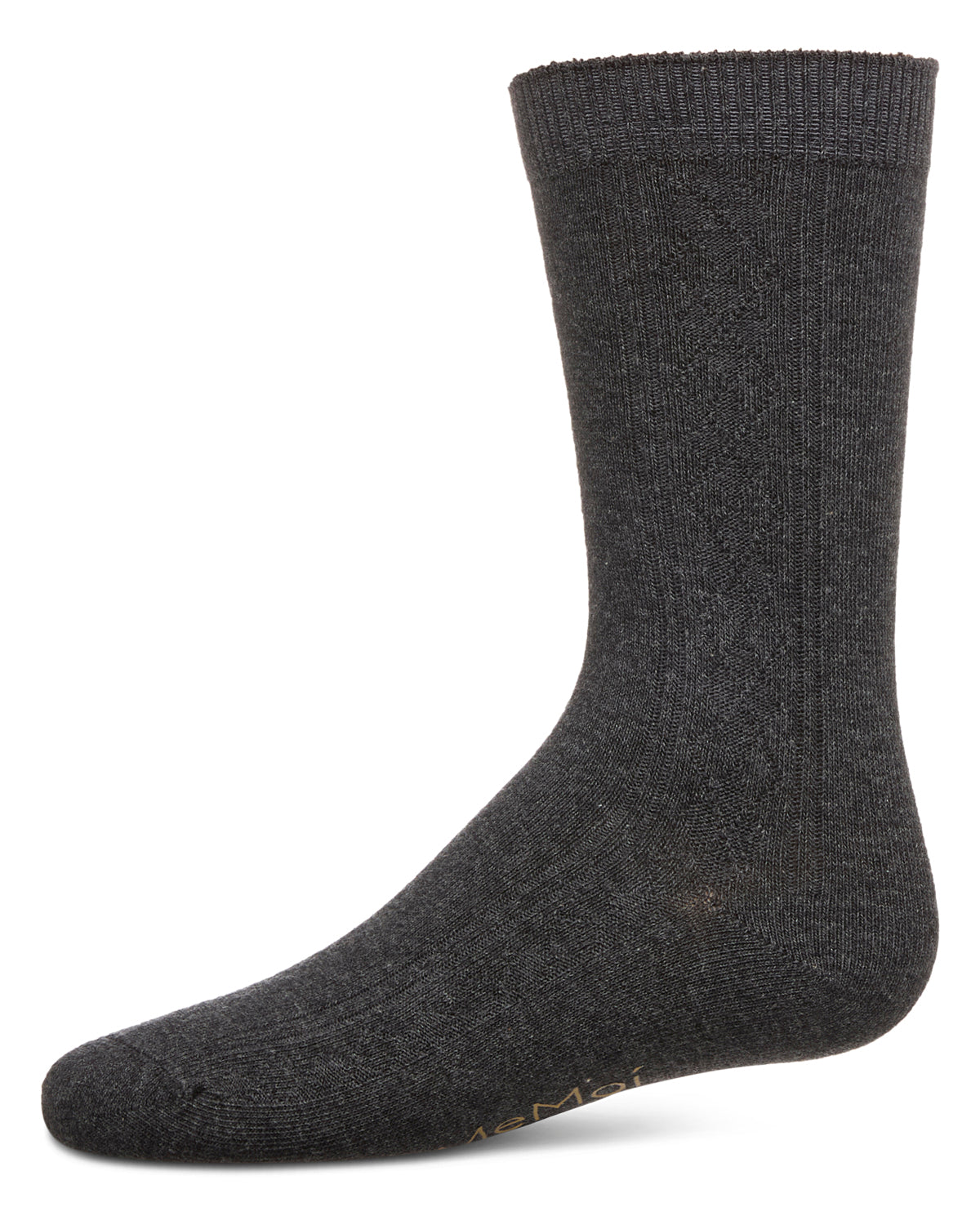 Boys' Clocking Argyle Cotton Blend Dress Socks