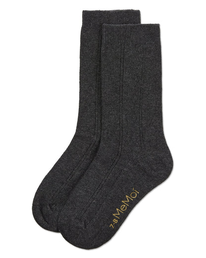 Boys' Clocking Argyle Cotton Blend Dress Socks