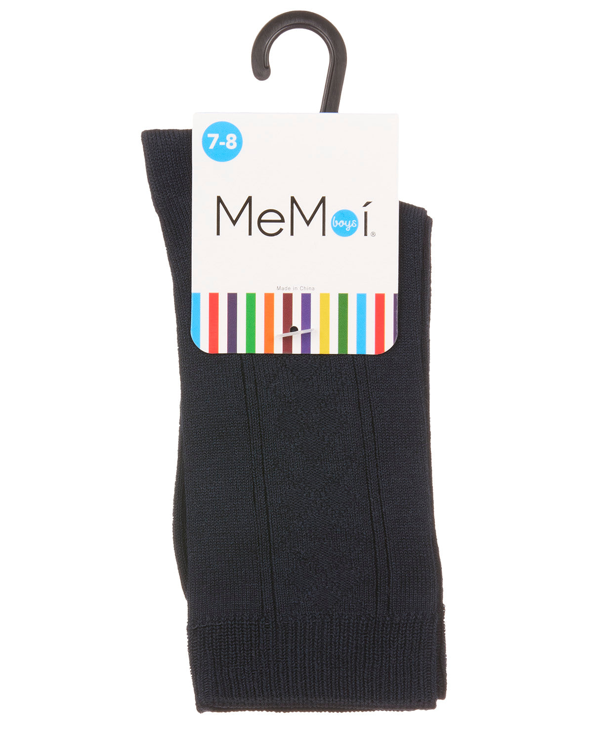 Boys' Clocking Argyle Cotton Blend Dress Socks