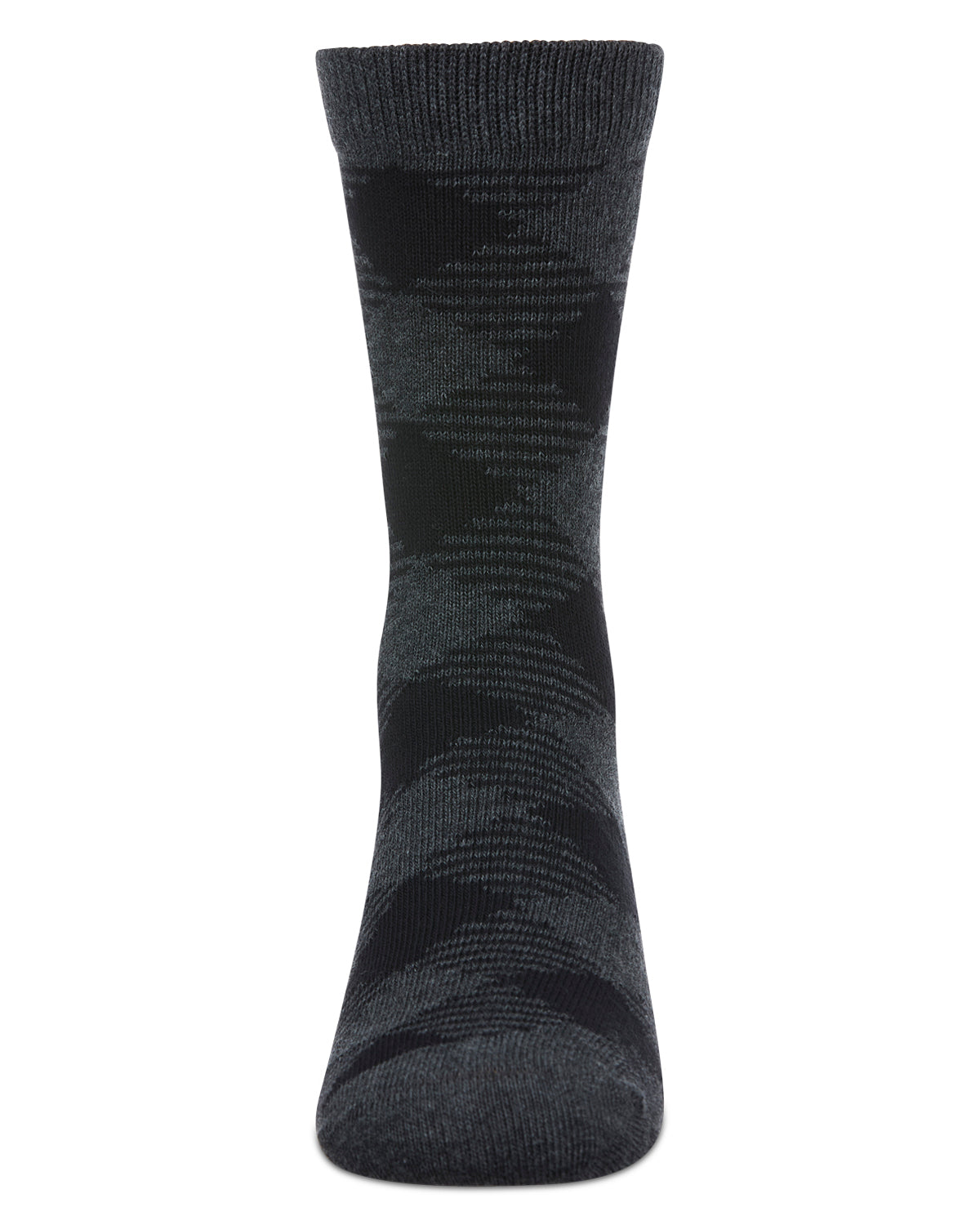 Boys Argyle Cotton-Rich Fine-Gauge Crew Sock