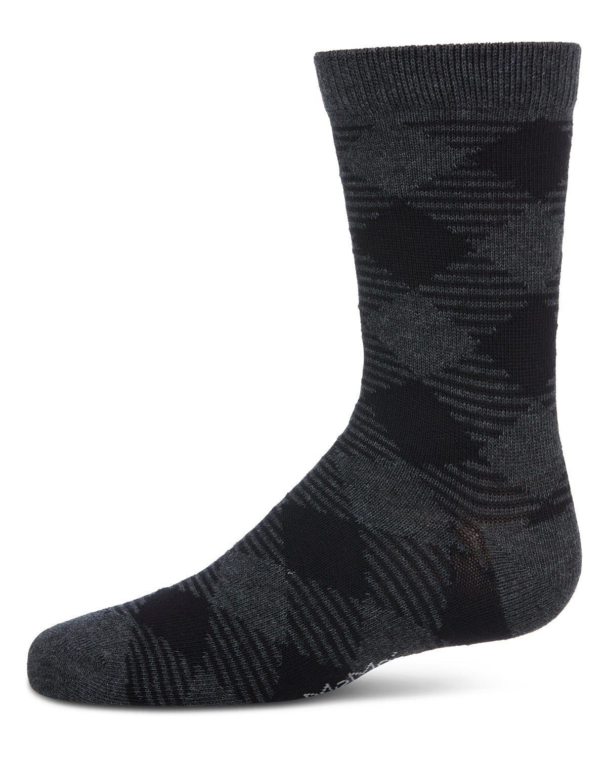 Boys Argyle Cotton-Rich Fine-Gauge Crew Sock