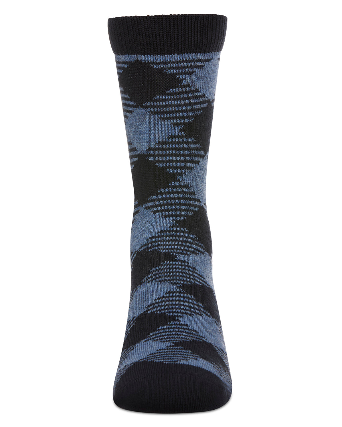 Boys Argyle Cotton-Rich Fine-Gauge Crew Sock