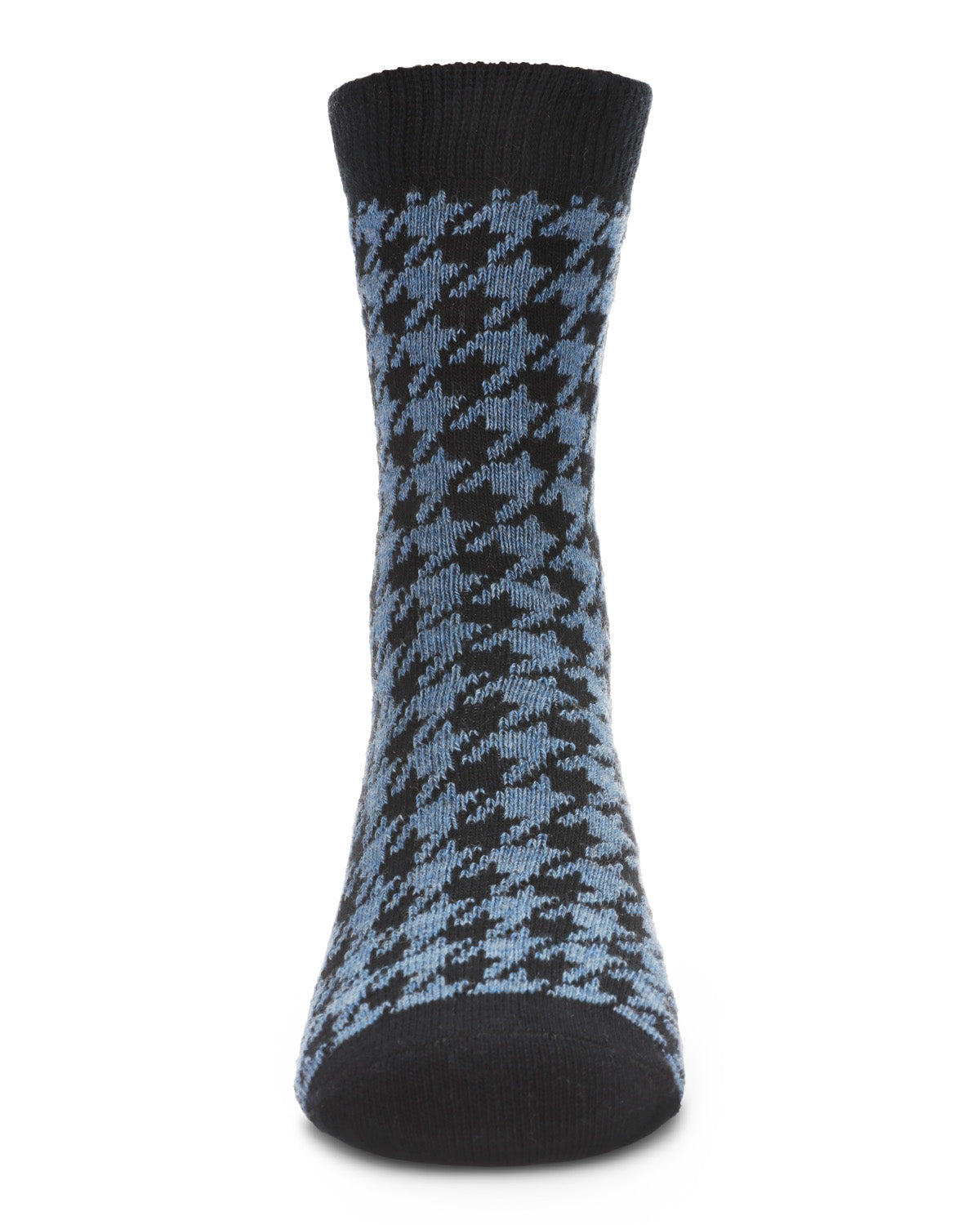 Boys Houndstooth Cotton-Rich Crew Sock