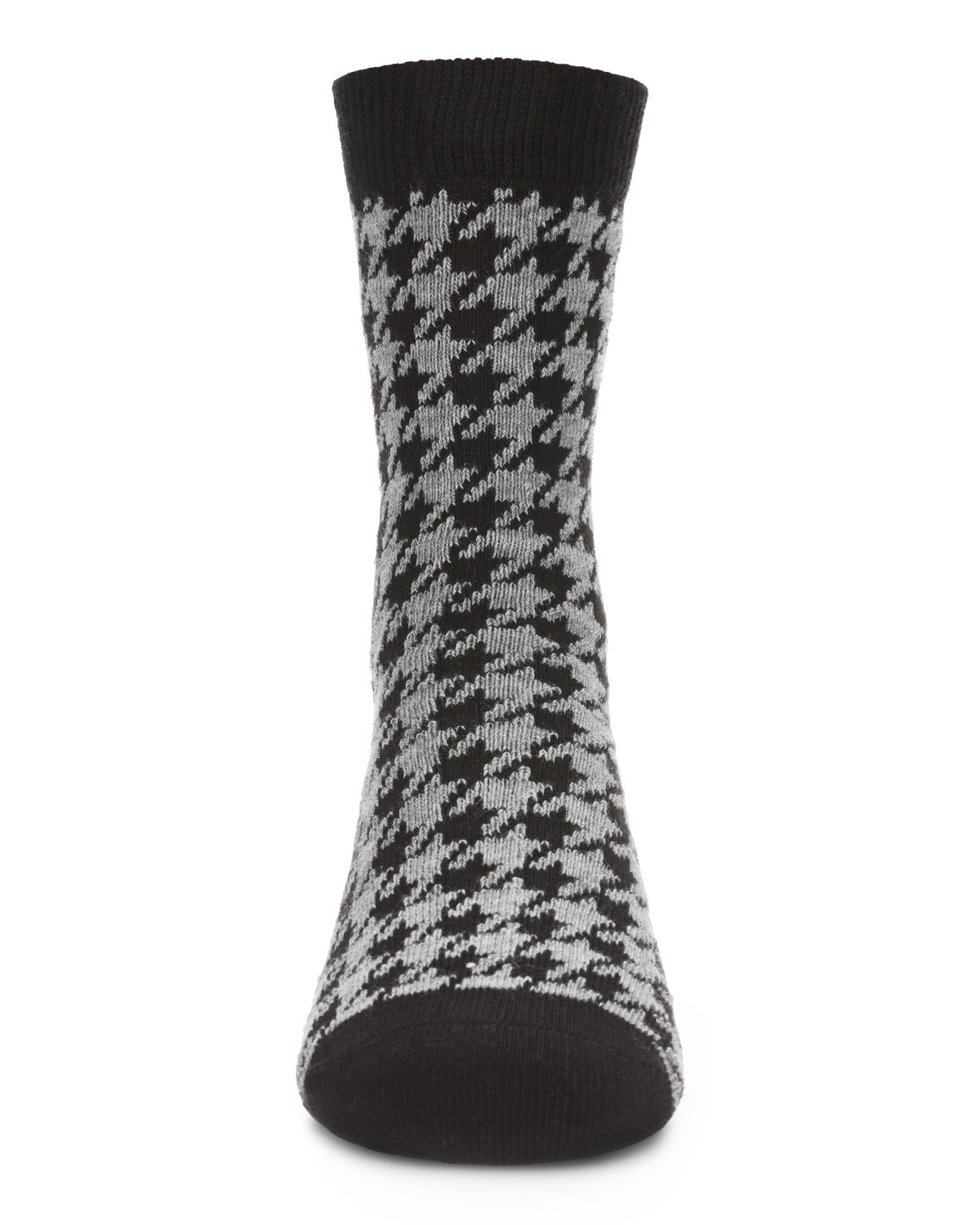 Boys Houndstooth Cotton-Rich Crew Sock