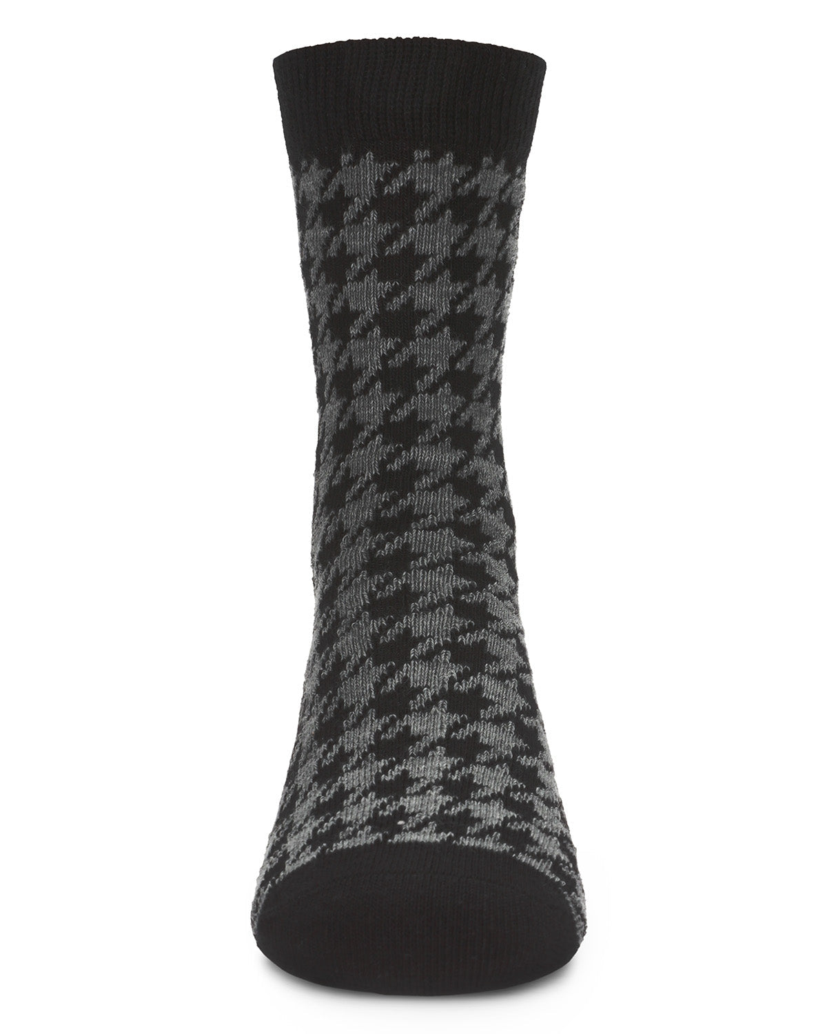 Boys Houndstooth Cotton-Rich Crew Sock