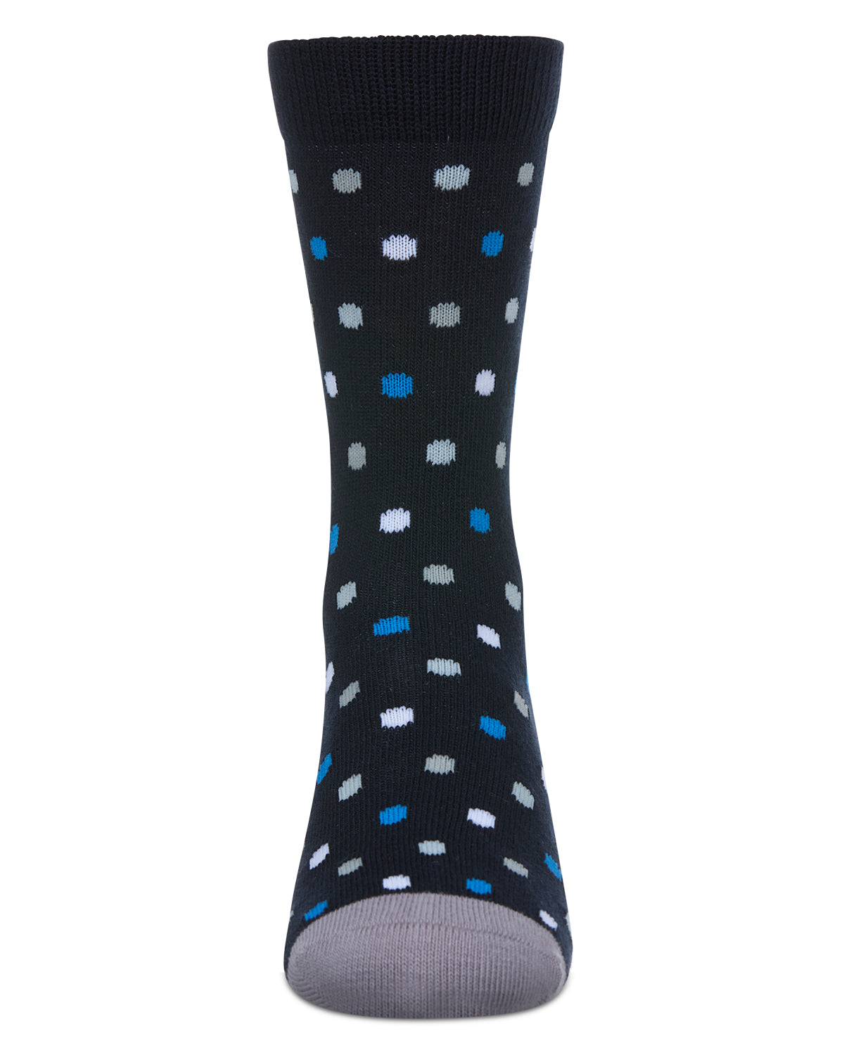 Boys Colorful Dot-Patterned Cotton-Rich Crew Sock