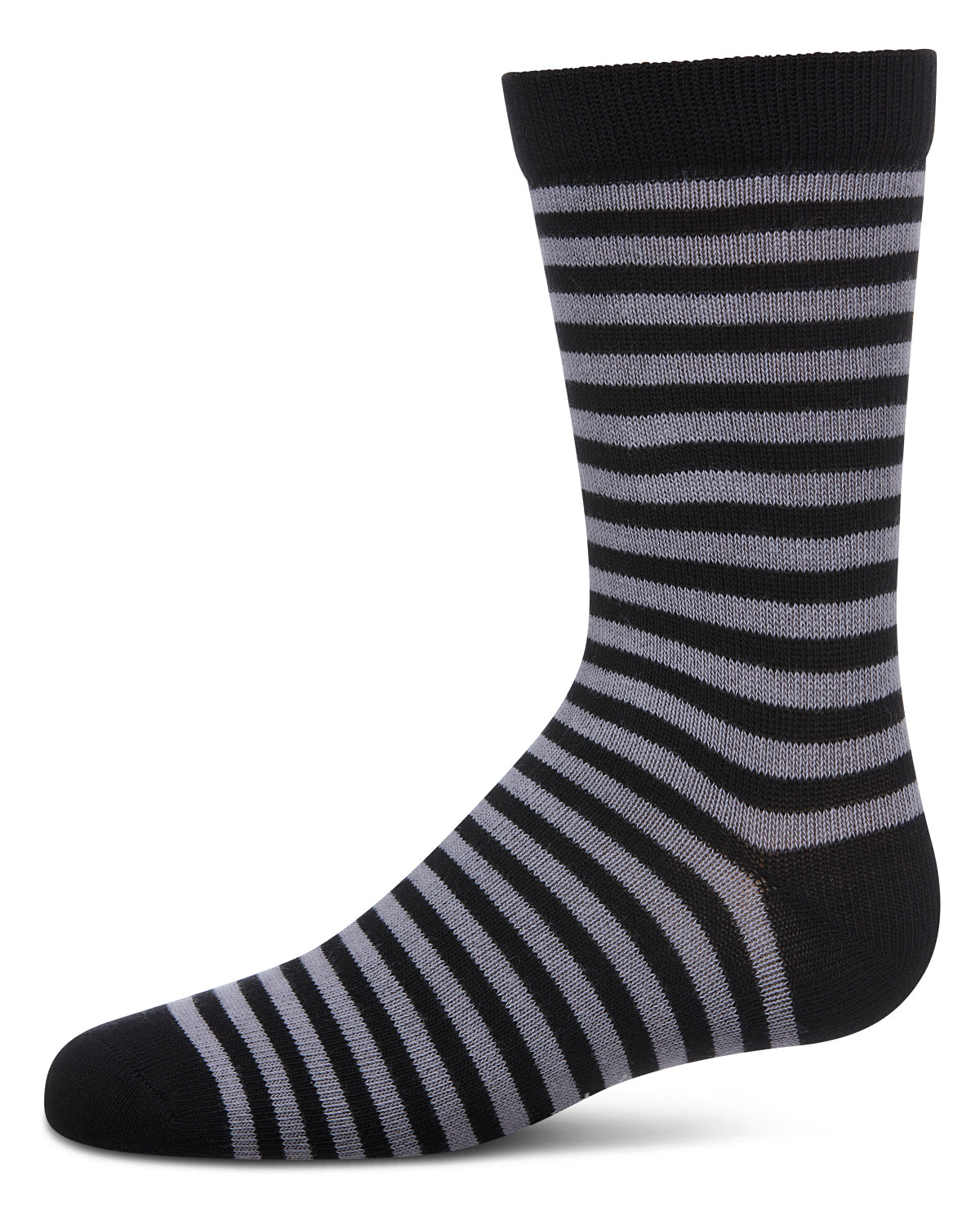 Thin Stripe Cotton Blend Boys Crew Sock